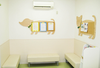神戸市西区の動物病院・ヴェルデ動物病院　待合室
